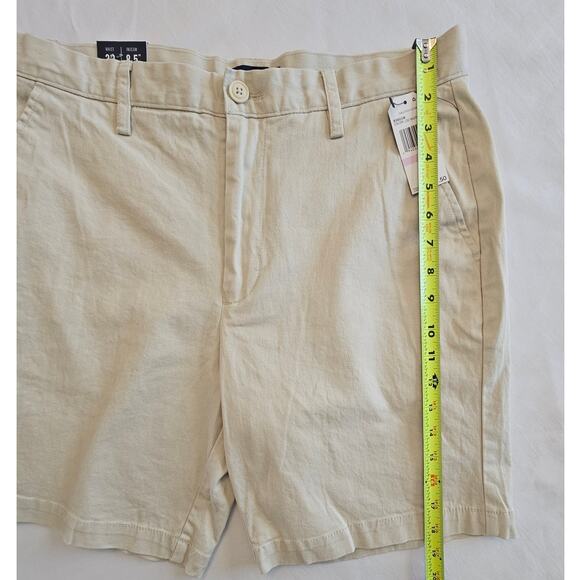 NWT *NAUTICA* Men's Chino Light Khaki Zip Fly 8.5" Classic Fit Deck Shorts 32 - Picture 6 of 9